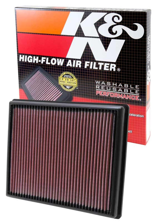 K&N FILTER 33-2997 K&N High-Flow Original Lifetime Engine Air Filter: Increase Power: Premium, Washable: Compatible with 2012-2018 BMW: 235i, 335i, 435i, ActiveHybrid 3, i8, M2, 33-2997