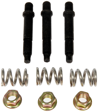 DORMAN 675-216 Dorman 675-216 Front Double Ended Stud - (3) Springs (3) Studs (3) Lock Nuts Compatible with Select Chevrolet/GMC/Oldsmobile Models