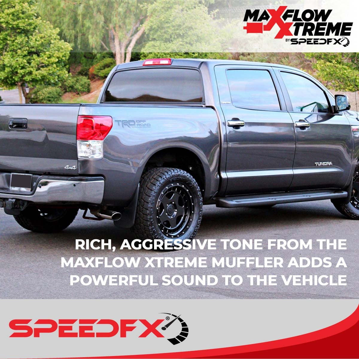 SPEEDFX 50800 MaxFlow Xtreme Cat Back Performance Exhaust System Tundra 2009-2021