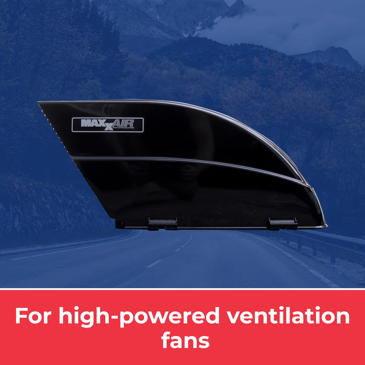 MAXXAIR VENT 00-955002 MAXXAIR FANMATE 00-955002 RV Fan and Vent Cover, Black
