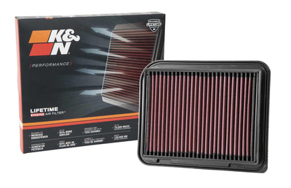 K&N FILTER 33-3015 K&N High-Flow Original Lifetime Engine Air Filter: Washable, 33-3015