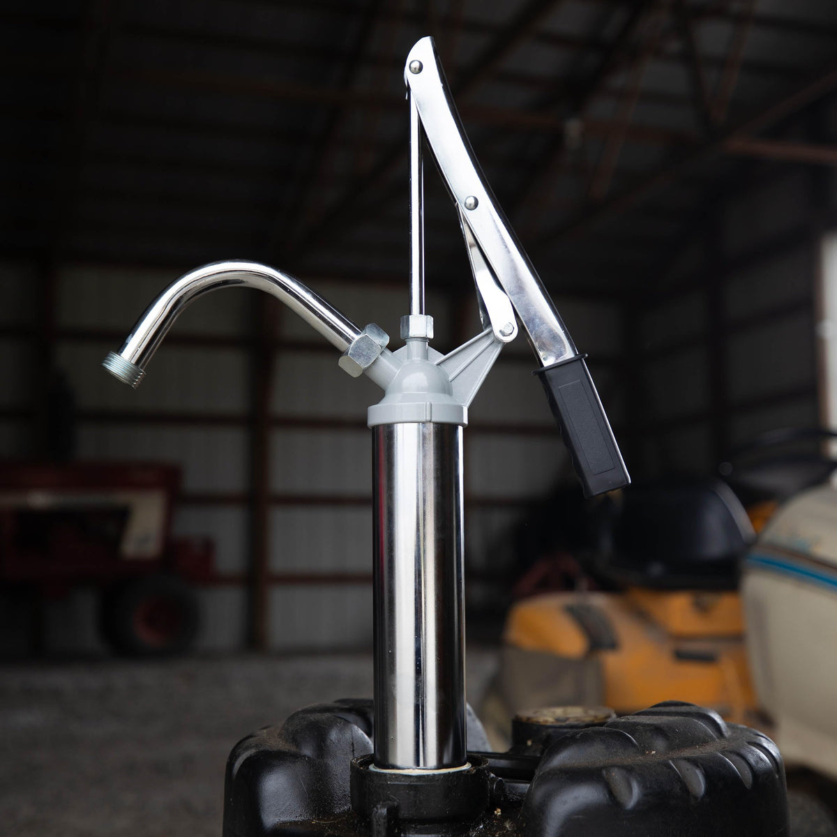 FILL RITE SD11 Fill-Rite SD11 Lever Hand Pump – 11 oz per Stroke Manual Fuel & Fluid Transfer Pump with Pail Spout and Telescoping Suction Pipe