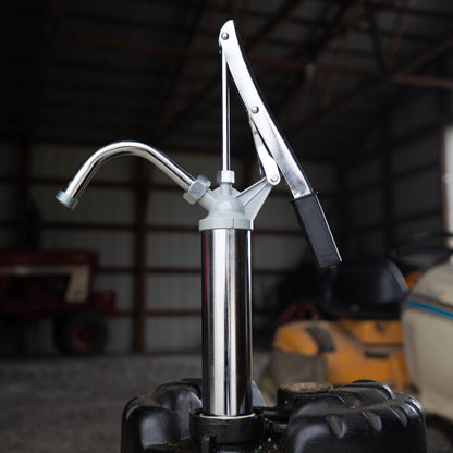 FILL RITE SD11 Fill-Rite SD11 Lever Hand Pump – 11 oz per Stroke Manual Fuel & Fluid Transfer Pump with Pail Spout and Telescoping Suction Pipe