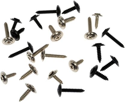 DORMAN 02406 Dorman 02406 Black and Chrome Trim Assortment, 24 Piece Universal Fit