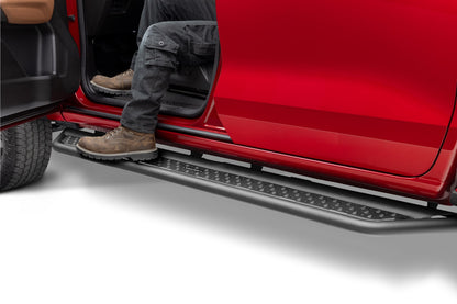 GO RHINO D64235T Go Rhino Dominator Xtreme D6 SideSteps Sidestep & Brackets | Mild Steel, Textured Black | D64235T | Fits 2015-2024 Chevrolet Colorado & GMC Canyon Crew Cab Pickup