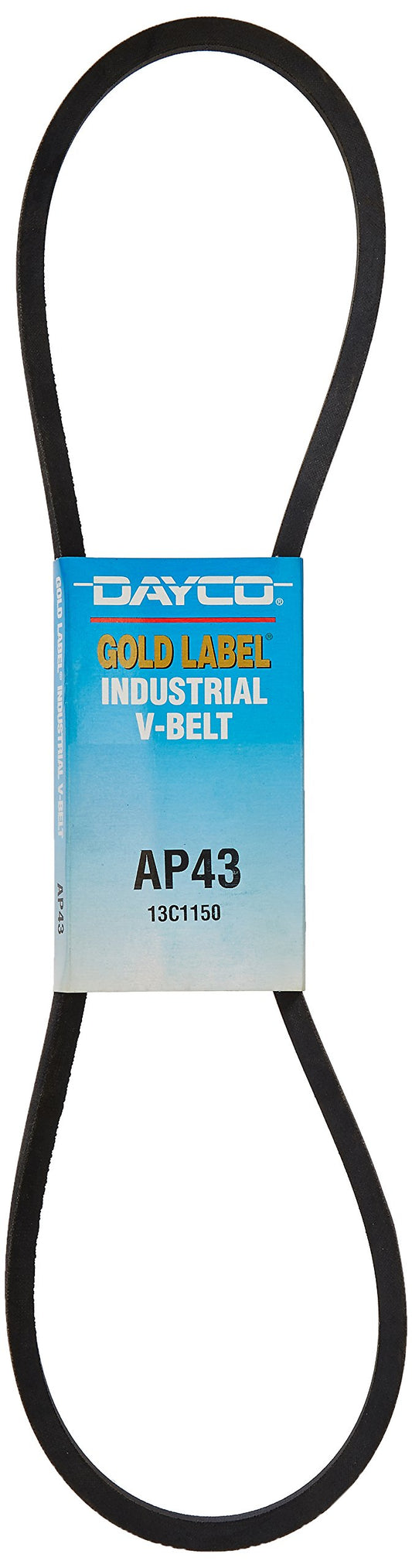 Dayco AP43 Super Blue Ribbon V-Belt, Black