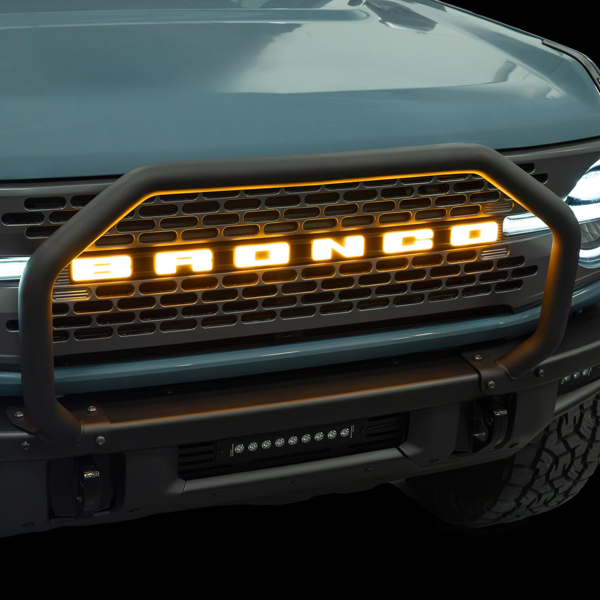 PUTCO 61500 Putco 61500 Single Hoop Bull Bar for 2021-2025 Ford Bronco - Only fits Models with OEM Modular Bumper