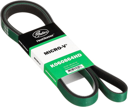 Gates K060864HD FleetRunner Micro-V Serpentine Drive Belt