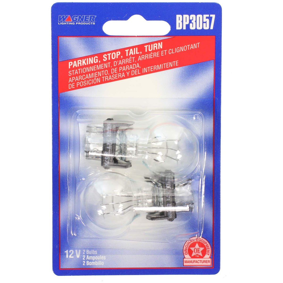 WAGNER BP3057 Wagner Lighting BP3057 Standard Multi-Purpose Light Bulb Card of 2