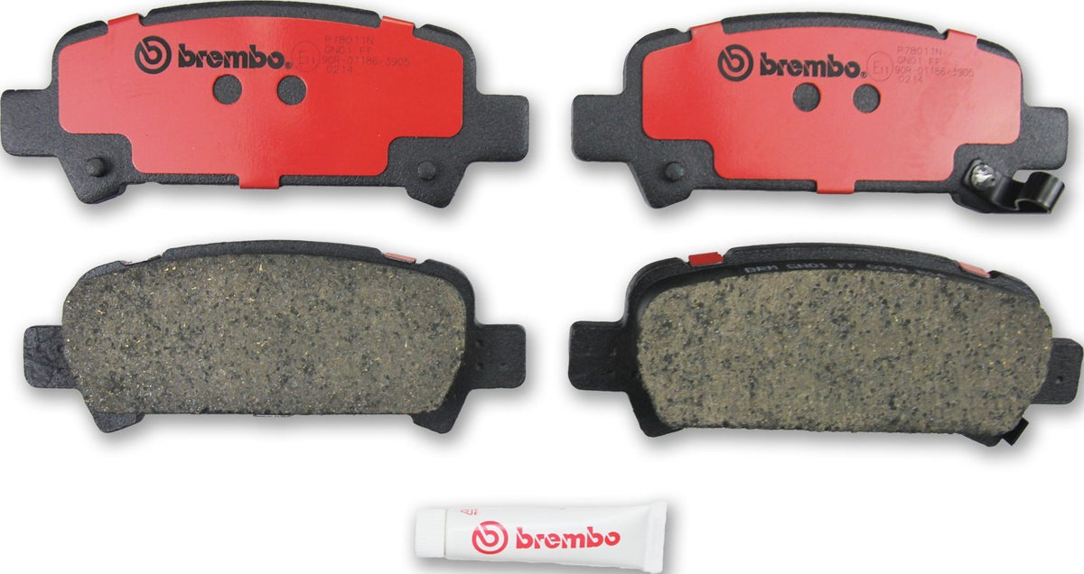 BREMBO P78011N Brembo P78011N Premium Ceramic Rear Disc Brake Pad Set SUBARU OE# 32006220