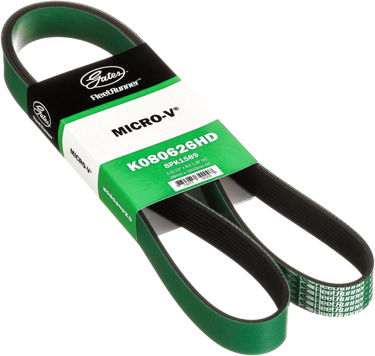 Gates K080626HD V-RIBBED BELT (HEAVY DUTY