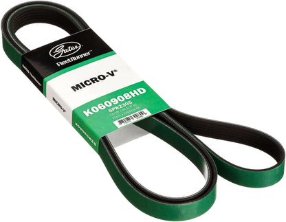Gates K060908HD FleetRunner Micro-V Serpentine Drive Belt