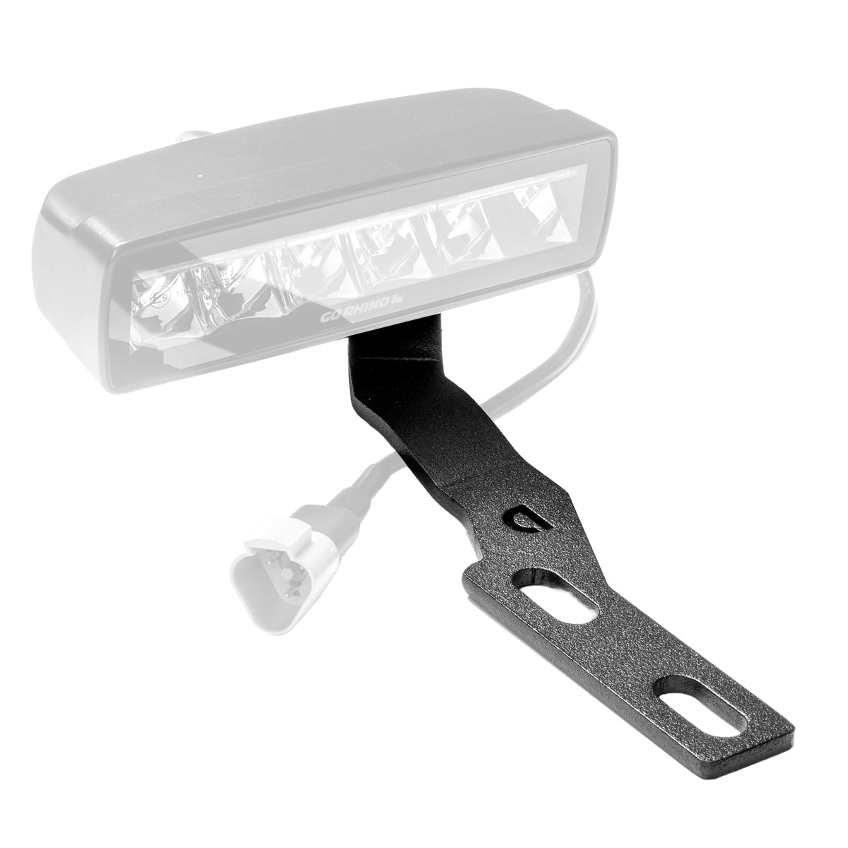 GO RHINO 732370T Go Rhino! Go Rhino - 732370T - Hood Mount Light Brackets - FITS 3X
