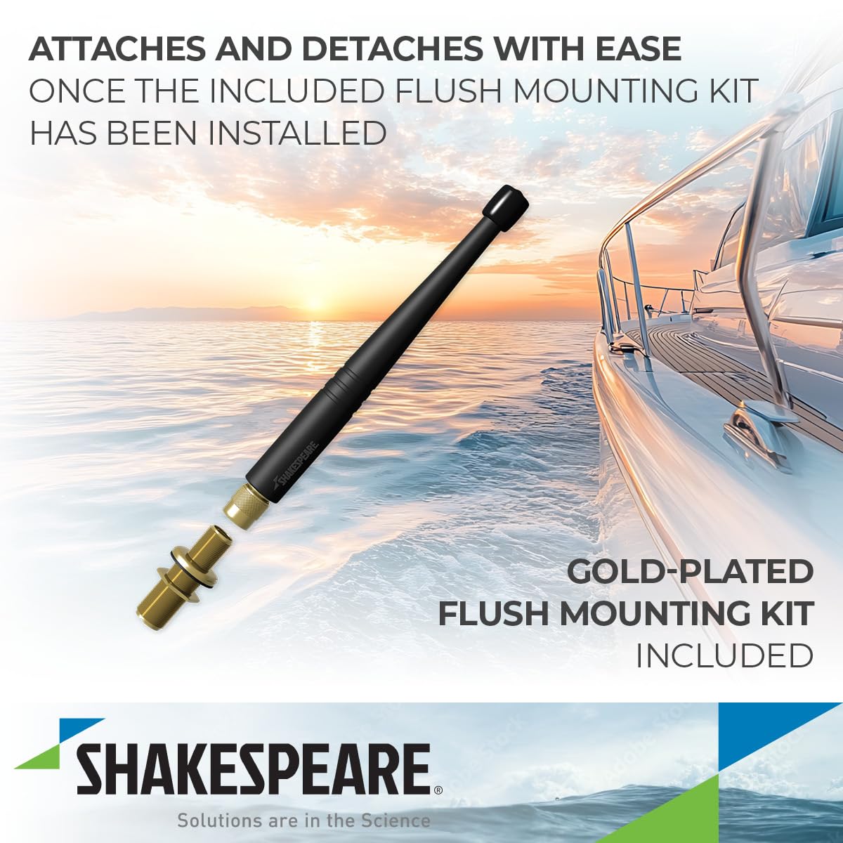 SHAKESPEARE 5912 Shakespeare 5912 7' VHF QUICK CONNECT FLEX ANTENNA