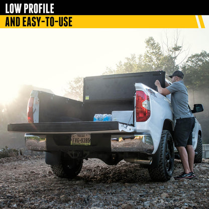 UNDERCOVER FX51016 RealTruck Undercover Flex Hard Folding Truck Bed Tonneau Cover | FX51016 | Fits 2016-2025 Nissan Titan w/Track System 6' 7" Bed (78.7")