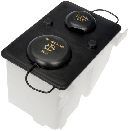 DORMAN 603-212 Dorman 603-212 Front Coolant And Washer Fluid Reservoir with Cap Assembly Compatible with Select Ford Models