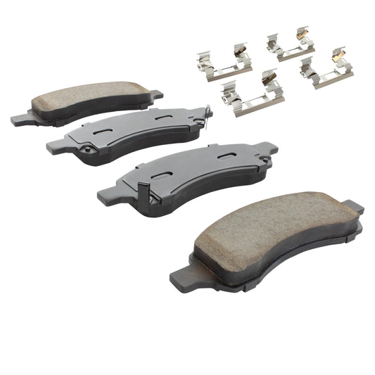 MPA 1001-1169M QUALITY-BUILT Premium Semi-Metallic Front Brake Pads 1001-1169M Compatible with 2006-2012 Buick/Chevrolet/GMC/Isuzu/Saab (9-7x,Ascender,Canyon,Colorado,Envoy,Envoy XL,Rainier,Trailblazer,Trailblazer)