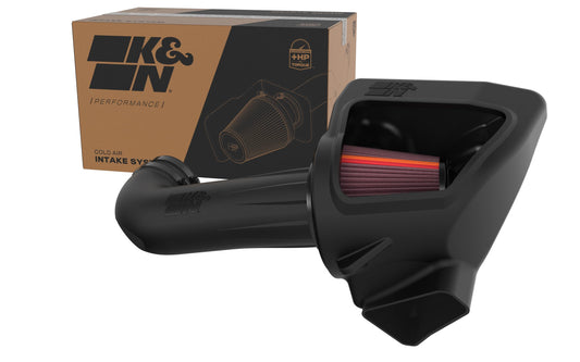 K&N FILTER 50-3092 K&N NextGen Cold Air Intake System: High-Flow Cotton Filter: Compatible with 2016-2024 Chevrolet: Camaro SS, 50-3092