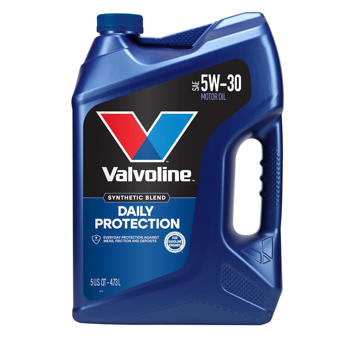 VALVOLINE 881159 Valvoline Daily Protection SAE 5W-30 Synthetic Blend Motor Oil 5 QT