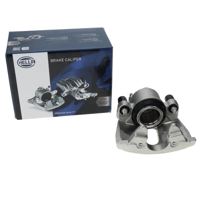 HELLA 355791491 HELLA Brake Caliper Compatible with Select 2004-2015 Mazda & Volvo, Front Left