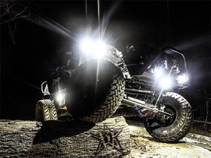 Rigid Industries 652-400203 RIGID INDUSTRIES Rock Light Kit 4 Cool White For Night Crawling and Off Road Vehicles