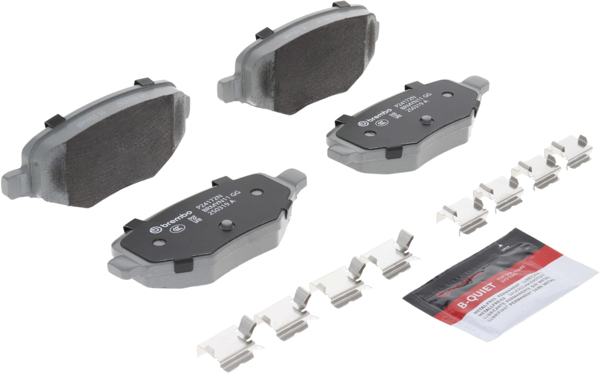 BREMBO P24172N Brembo P24172N Premium Ceramic Rear Disc Brake Pad Set FORD USA/LINCOLN OE# BRF1478