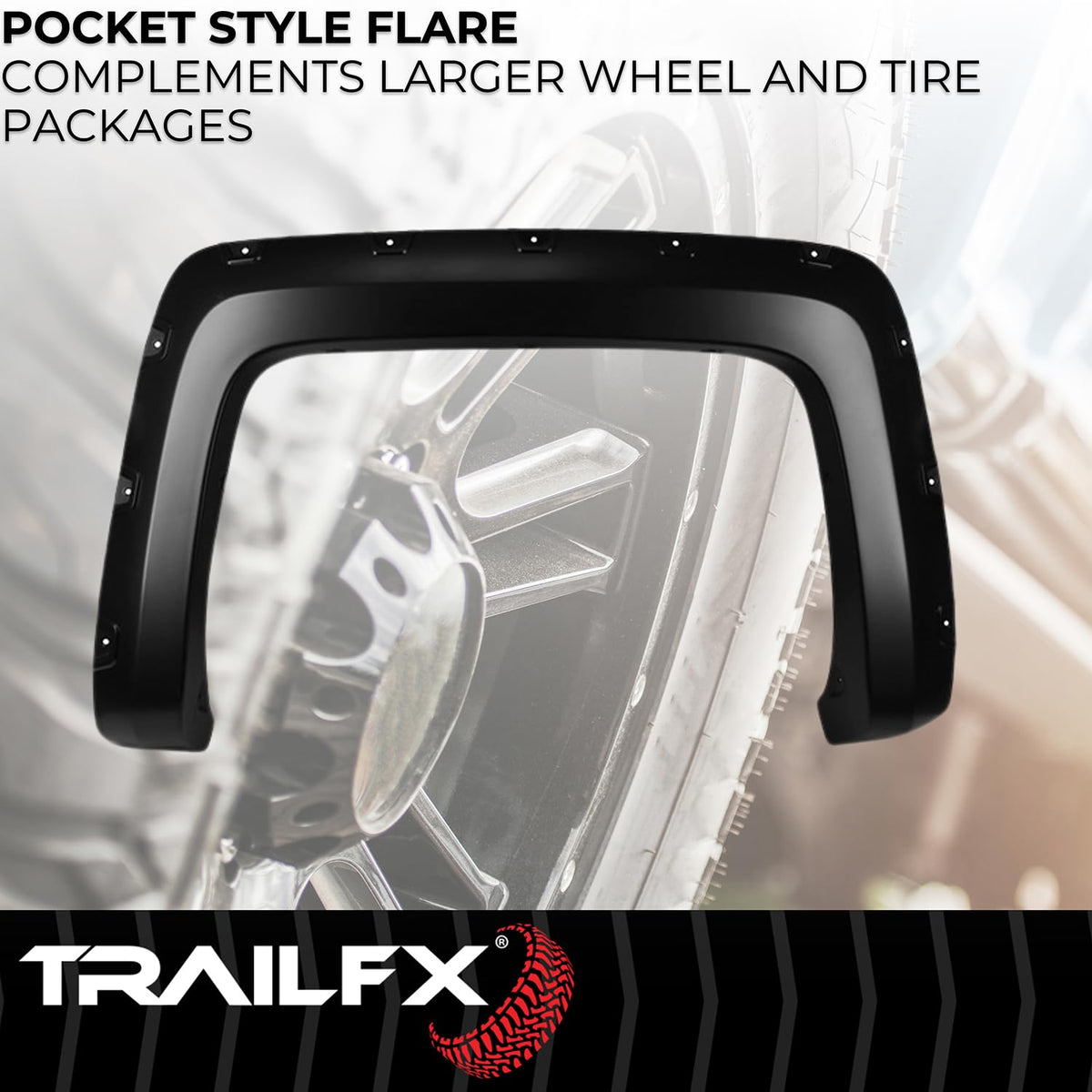 TRAILFX TFC3002S Trailfx TFC3002S POCKET STYLE FLARE SMOOTH SET OF 4