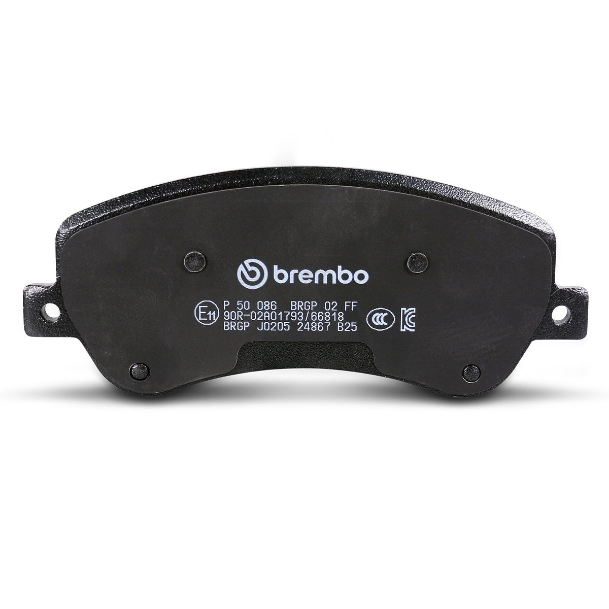 BREMBO P50086 Brembo P50086 Low-Met Front Disc Brake Pad Set MERCEDES-BENZ/MERCEDES-BENZ (BBDC) OE# A0054204820