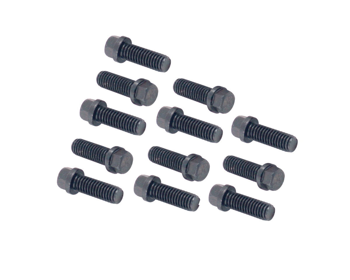 MR GASKET 917 Mr. Gasket Header Bolts,3/8-16X1, Black