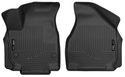 Husky Liners 52041 Husky Liners X-act Contour Floor Mats – Fits 2017-2025 Chrysler Pacifica; 2020-2025 Chrysler Voyager – Front Row, 2-pc Black - 52041