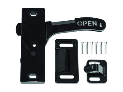 RV DESIGNER E285 RV Designer E285 - RV Screen Door Latch Kit, Right-Hand Amerimax, Black