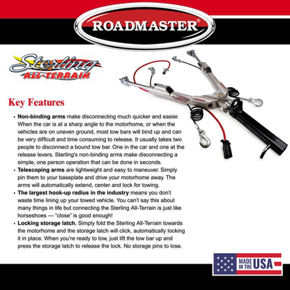 ROADMASTER 576 Roadmaster 576 Sterling All Terrain Tow Bar
