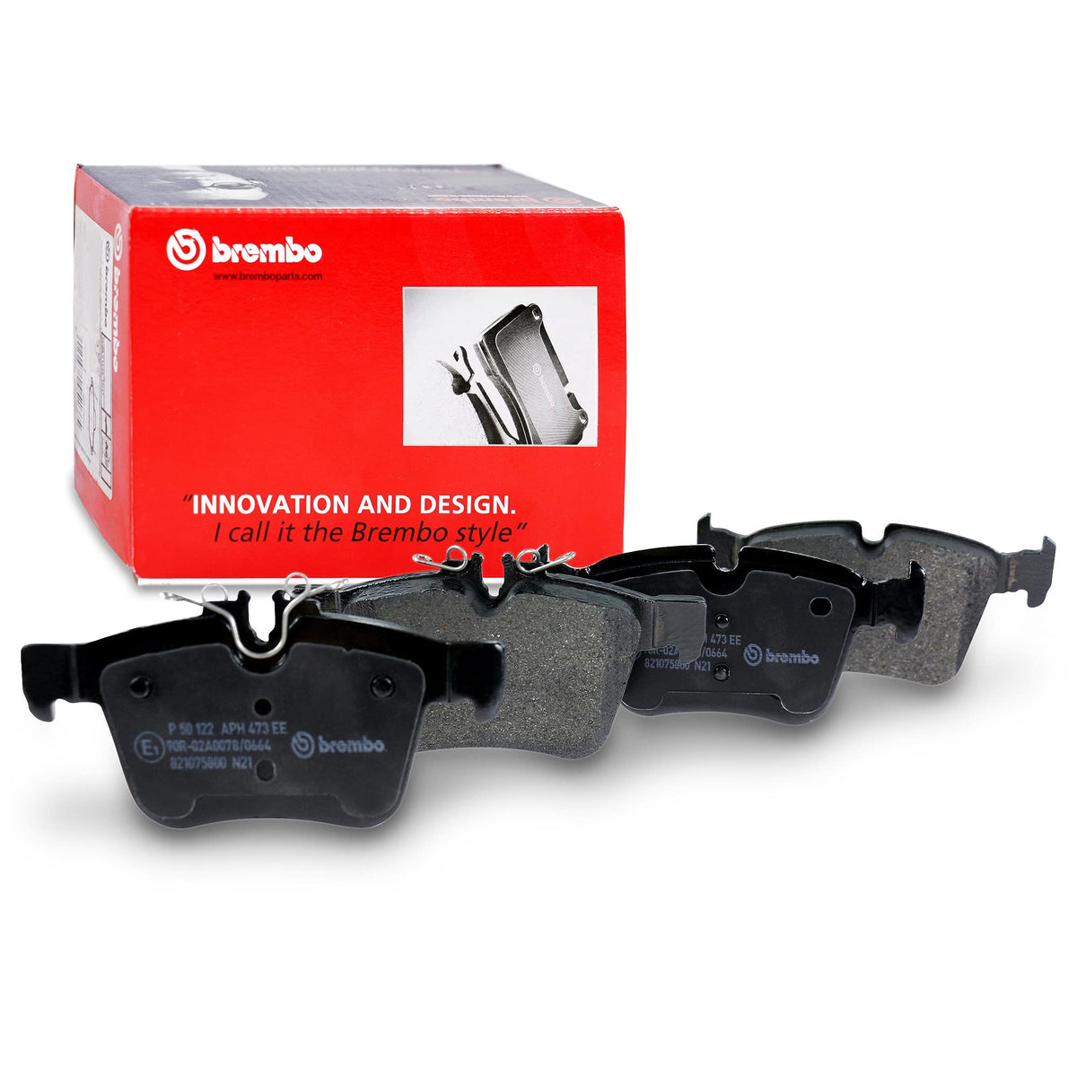 BREMBO P50122 Brembo P50122 Low-Met Rear Disc Brake Pad Set MERCEDES-BENZ OE# A0084201420
