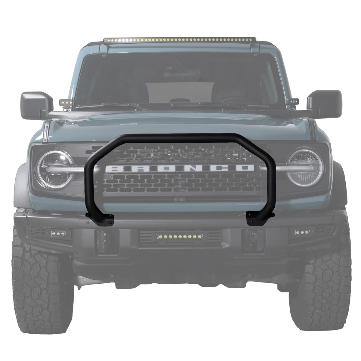 PUTCO 61500 Putco 61500 Single Hoop Bull Bar for 2021-2025 Ford Bronco - Only fits Models with OEM Modular Bumper