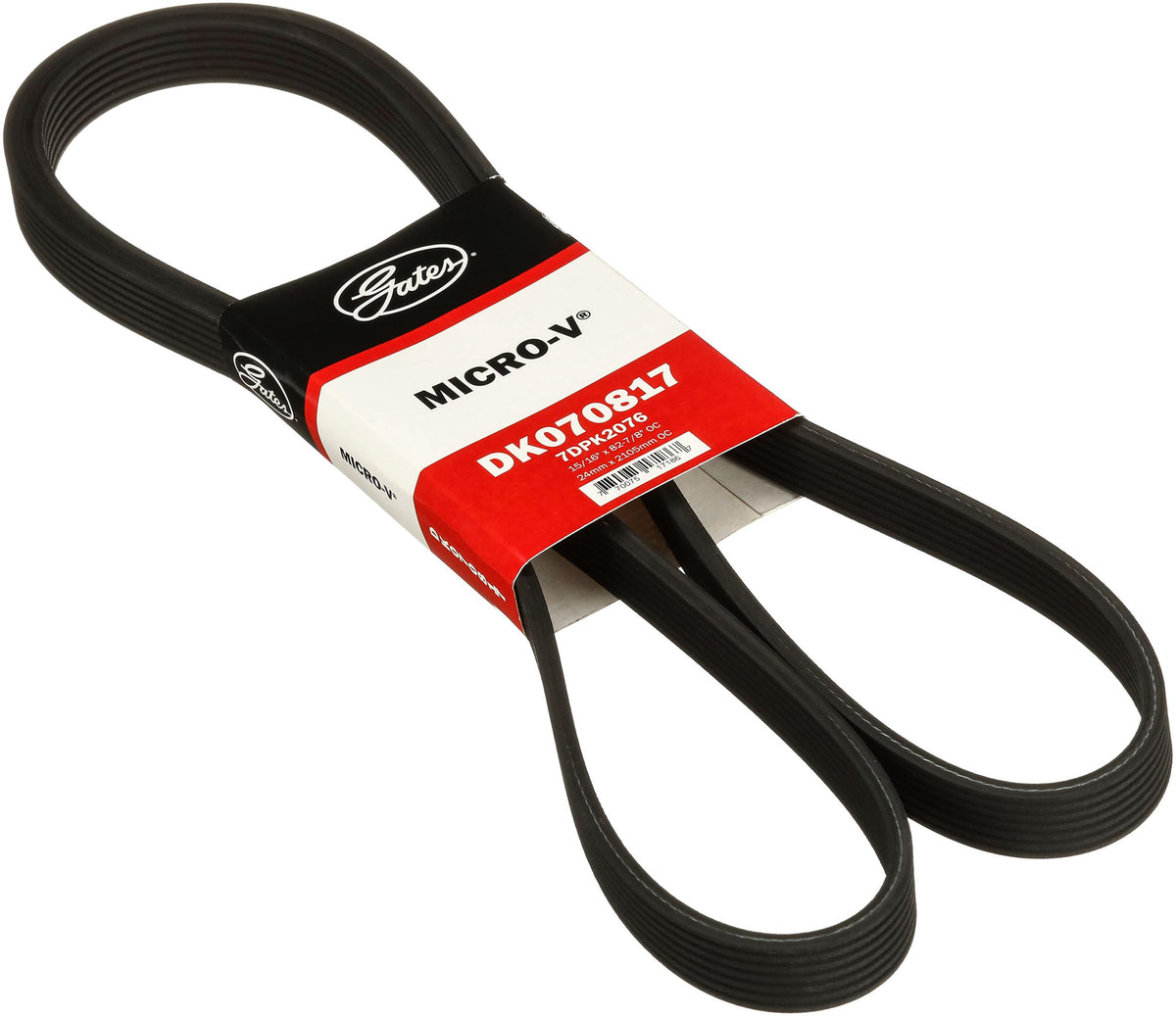 Gates DK070817 DUAL-SIDED V-RIBBED BELT