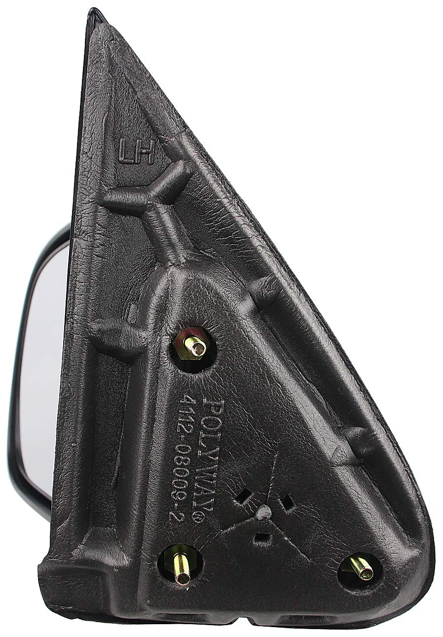 DORMAN 955-068 Dorman 955-068 Driver Side Manual Remote Door Mirror - Folding Compatible with Select Chevrolet / GMC Models, Black