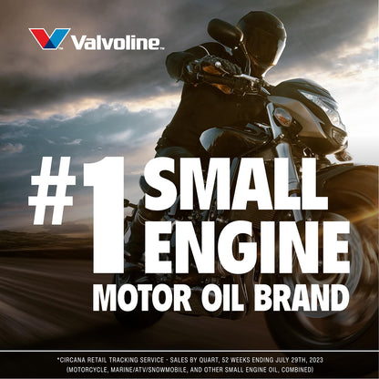 VALVOLINE 798151 Valvoline 4-Stroke Motorcycle 10W-40 Motor Oil 1 Quart