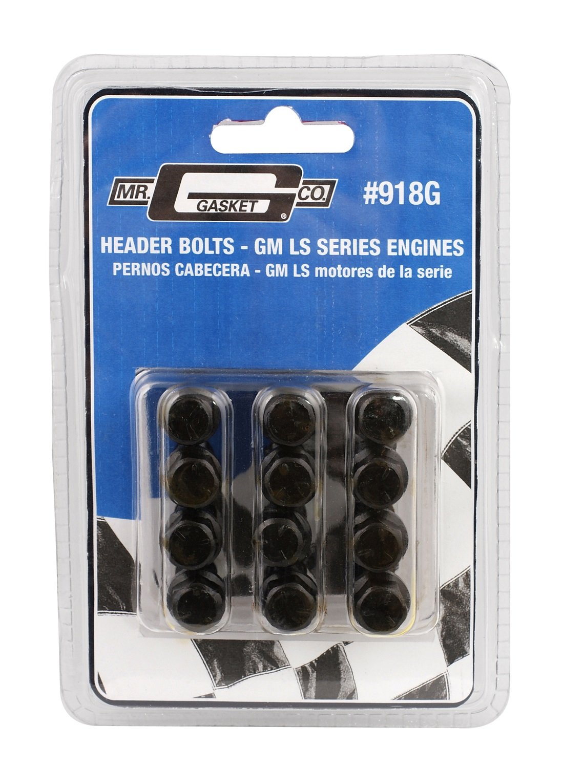 MR GASKET 918G Mr. Gasket 918G Metric Header Bolt, (Set of 12)