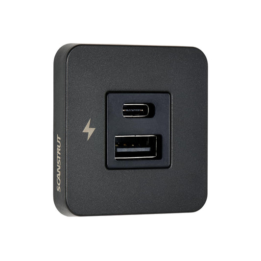 SCANSTRUT SC-TILE-10 Scanstrut SC-TILE-10 TILE - USB-A / USB-C INTERIORS CHAR