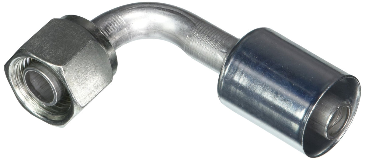 Gates G45592-1010 Female SAE Tube O Ring Nut Swivel 90 Bent Tube