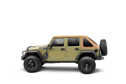 GO RHINO 701009T Go Rhino Exterior Jack Mount | Mild Steel, Textured Black | 701009T | Fits 2007-2018 Jeep Wrangler JK, JKU, 2-Door or 4-Door