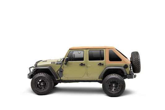 GO RHINO 701009T Go Rhino Exterior Jack Mount | Mild Steel, Textured Black | 701009T | Fits 2007-2018 Jeep Wrangler JK, JKU, 2-Door or 4-Door