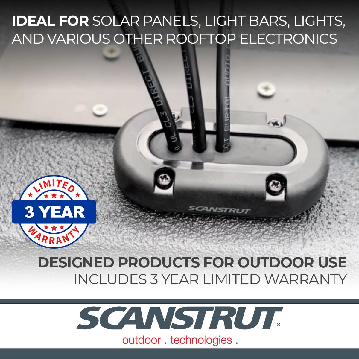 SCANSTRUT DS-MULTI-P-BLK Scanstrut DS-Multi-P-BLK Multi Cable Seal for Cables up to 15mm - Black