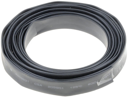 DORMAN 85266 Dorman 85266 1/4 in. X 8 Ft. Black Heat Shrink Tubing