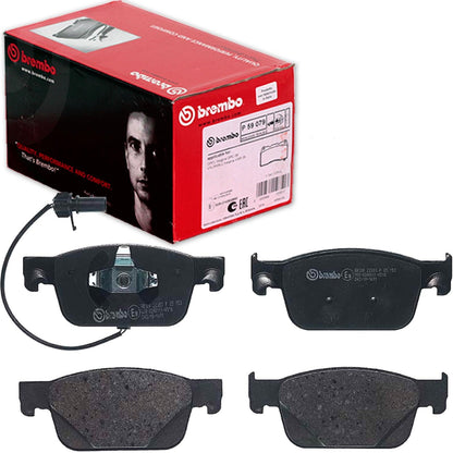 BREMBO P85153 Brembo P85153 Low-Met Front Disc Brake Pad Set AUDI OE# 8W0698151Q