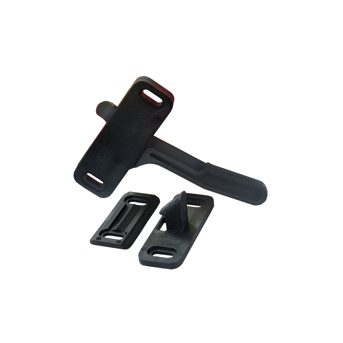 JR PRODUCTS 11205 JR Products 11205 Right Hand Philips Style Screen Door Latch , black