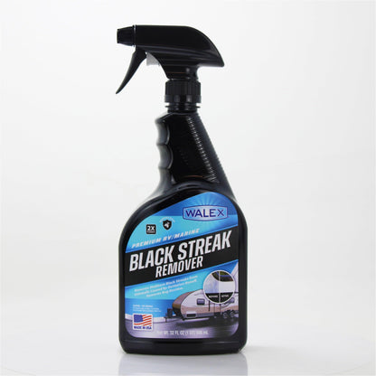 WALEX WALBS32 Walex Premium RV/Marine Black Streak Remover - Powerful Exterior Cleaner for RVs, Campers, and Boats, Restores Original Shine, Removes Tough Stains & Scuff Marks, Easy Application, 32 oz
