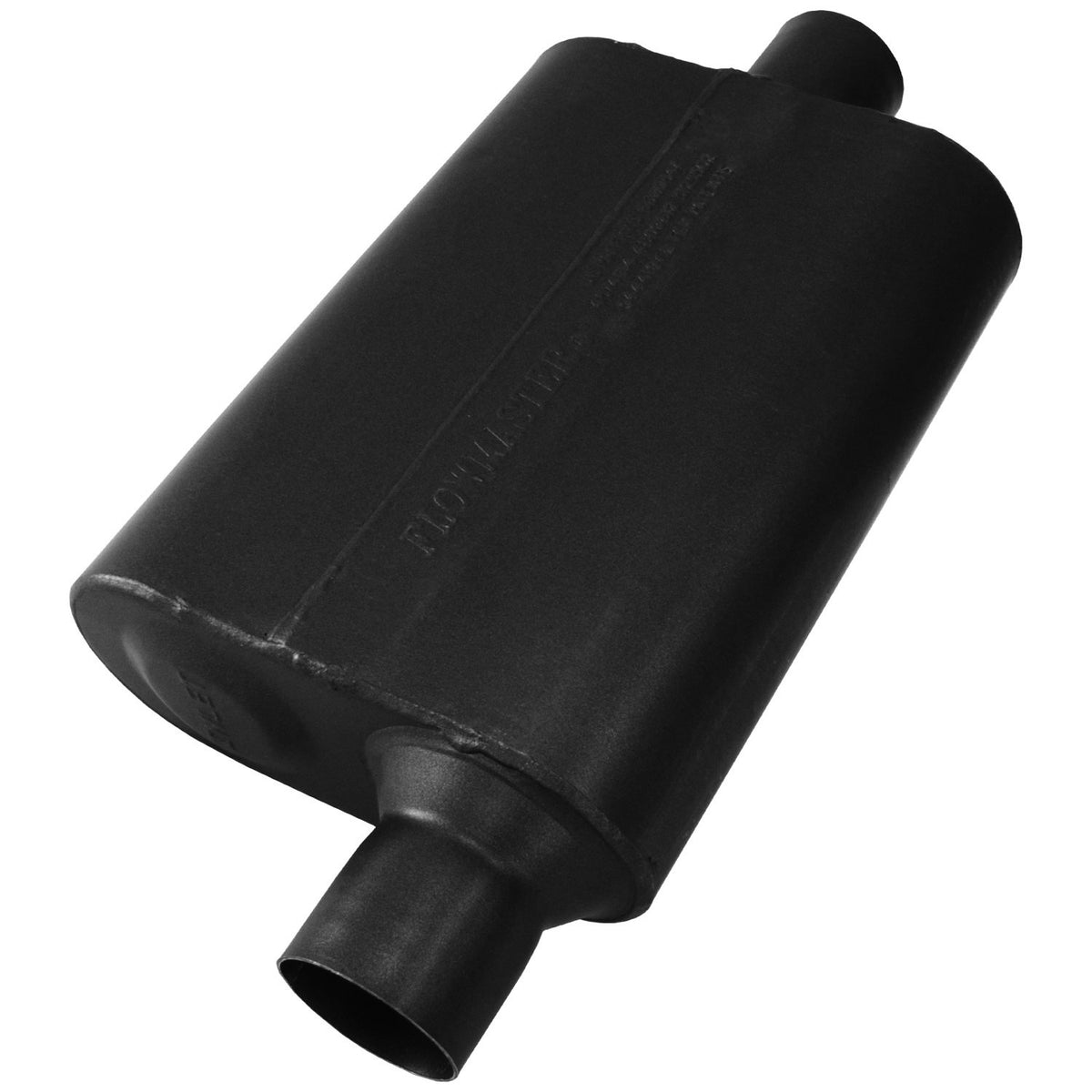 FLOWMASTER 8042541 Flowmaster 8042541 40 Series Muffler 409S - 2.50 Offset In and 2.50 Center Out - Aggressive Sound
