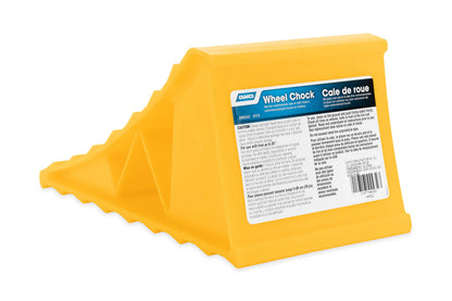 CAMCO 44432 Camco 44432 Wheel Chock Without Rope, Helps Keep Your Trailer or RV in Place (Pack of 1), Yellow