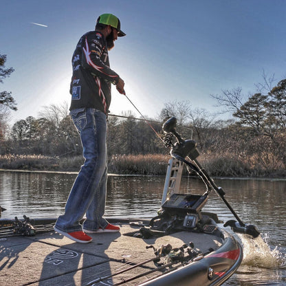 T-H MARINE GFH-1G-DP T-H Marine G-Force Handle - Heavy-Duty Trolling Motor Replacement with Cushioned Grip, Reliable Lift and Release System, Durable Nylon Jacketed Cable for Serious Anglers - Black